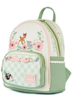 Loungefly Disney Bambi Springtime Gingham Mini Backpack Wallet Set