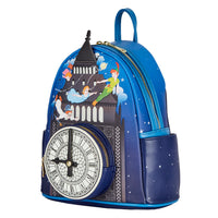 Loungefly Disney Peter Pan Glow Clock Mini Backpack Wallet Set