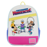 Loungefly Disney Mousercise Mini Backpack Wallet Set