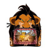 Loungefly Disney Lion King Villains Scene Scar Mini Backpack Wallet Set