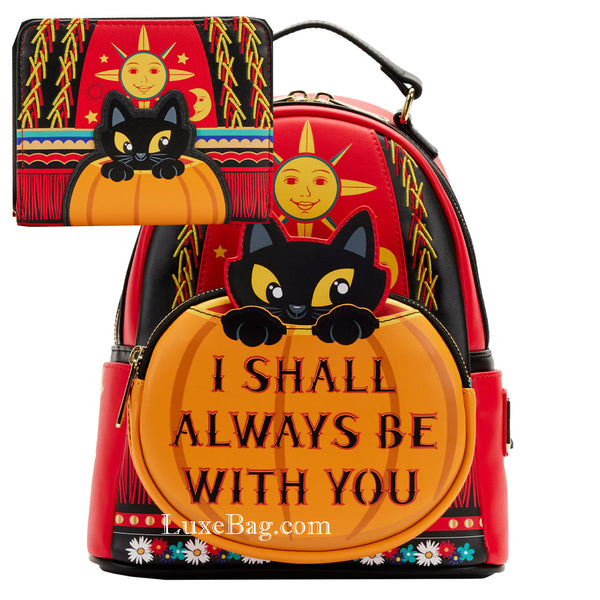 hocus pocus dani binx mini backpack Loungefly Disney Hocus Pocus Dani Binx Mini Backpack Wallet Set – LuxeBag