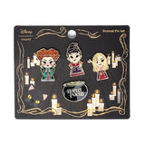 Loungefly Disney Hocus Pocus 4 Pieces Enamel Pin Set