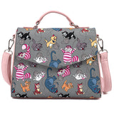 Loungefly Disney Cats Faux Leather Crossbody Bag and Wallet Set