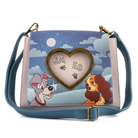 Loungefly Disney Lady and The Tramp Crossbody Bag Wallet Set