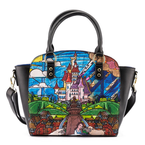 Loungefly Disney Princess Castle Belle Crossbody Bag