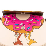 Loungefly Disney Chip and Dale Donut Snatchers Crossbody Bag