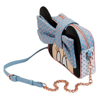 Loungefly Disney Minnie Mouse Pastel Polka Dot Crossbody Bag