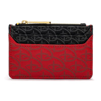 Loungefly Disney Red/Black D logo Crossbody Bag and Cardholder Set