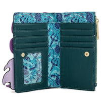 Loungefly Disney Villains Scene Ursula Crystal Ball Mini Backpack Wallet Set