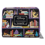 Loungefly Disney Villains Books Mini Backpack Wallet Set