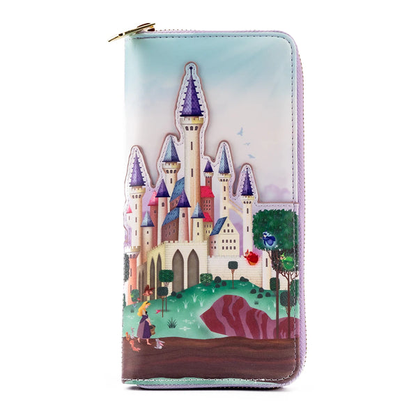 Loungefly Disney Princess Castle Zip Around Wallet