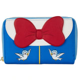 Loungefly Disney Snow White Bow Handle Mini Backpack Wallet Set