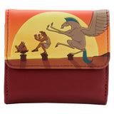 Loungefly Disney Hercules 25th Anniversary Sunset Mini Backpack Wallet Set