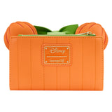 Loungefly Disney Glow Face Minnie Pumpkin Mini Backpack Wallet Set