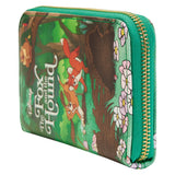 Loungefly Disney The Fox and the Hound Book Zip Around Wallet
