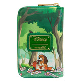 Loungefly Disney The Fox and the Hound Book Zip Around Wallet