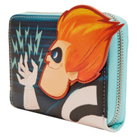 Loungefly Disney The Incredibles Syndrome Glow Zip Around Wallet