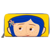 Loungefly Laika Coraline Raincoat Zip Around Wallet