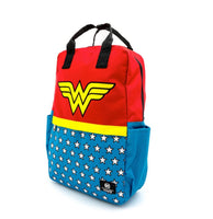 Loungefly DC Comics Wonder Woman Vantage Large Canvas Backpack