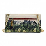 Frida Kahlo Jungle Collection Clutch with Long Strap