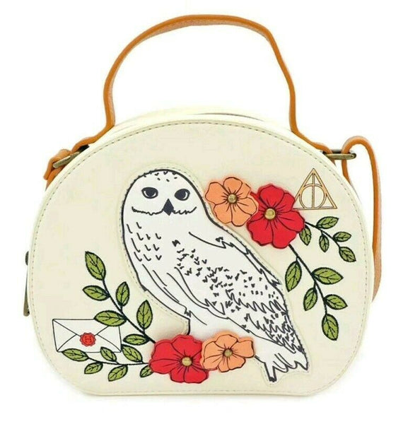 Loungefly Harry Potter Hedwig Floral Crossbody Bag