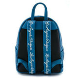 Loungefly MLB LA Dodgers Blue All Over Print Mini Backpack