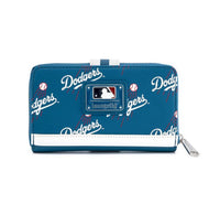 Loungefly MLB LA Dodgers Blue Faux Leather Wallet