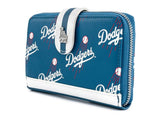 Loungefly MLB LA Dodgers Blue Mini Backpack and Wallet Set