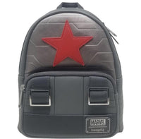 bucky barnes mini backpack Loungefly Marvel Winter Soldier Mini Backpack and Wallet Set – LuxeBag