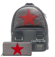 Loungefly Marvel Winter Soldier Mini Backpack and Wallet Set – LuxeBag