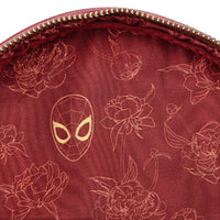 Loungefly Marvel Spiderman Floral Mini Backpack