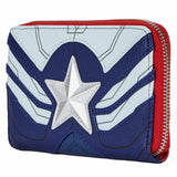Loungefly Marvel Falcon Captain America Zip Wallet