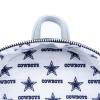 Loungefly Sports NFL Dallas Cowboy Logo Mini Backpack Wallet Set