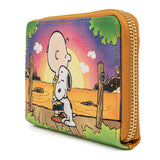 Loungefly Peanuts Charlie and Snoopy Sunset Wallet
