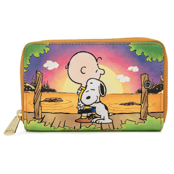 Loungefly Peanuts Charlie and Snoopy Sunset Wallet