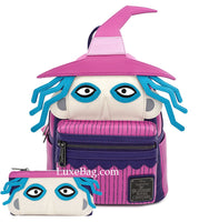 Loungefly Nightmare Before Christmas Shock Cosplay Mini Backpack and Wallet Set