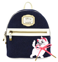 Loungefly Disney The Aristocats Marie Denim Mini Backpack and Wallet Set