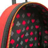Loungefly Disney Queen of Hearts Mini Backpack Wallet Set