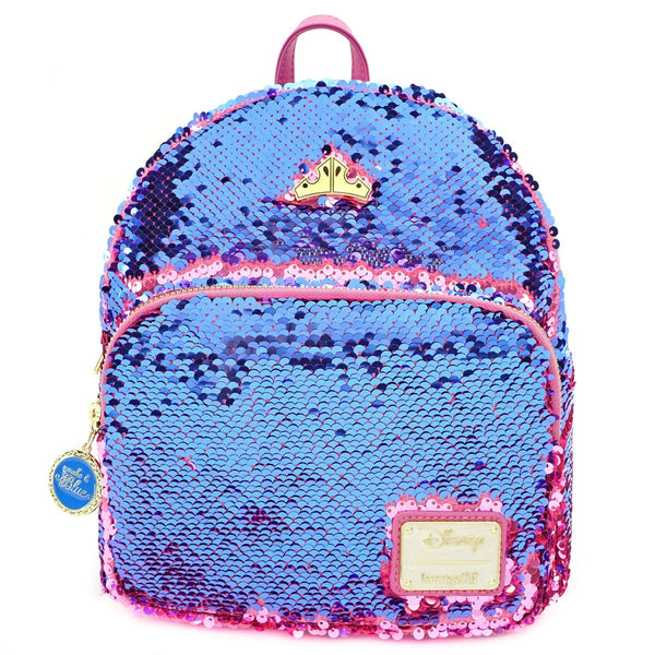 Loungefly Disney Sleeping Beauty Sequined Mini Backpack – LuxeBag