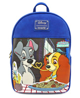 Loungefly Disney The Lady and The Tramp Faux Leather Mini Backpack