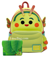 Loungefly Disney A Bugs Life Heimlich Mini Backpack and Wallet Set