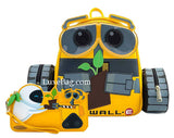 Loungefly Disney Pixar WALL-E Plant Boot Mini Backpack and Wallet Set