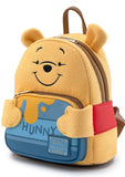 Loungefly Disney Winnie The Pooh Hunny Tummy Plush Faux Leather Mini Backpack