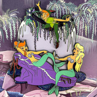 Loungefly Disney Peter Pan and Mermaid 3" Pin