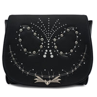 Loungefly Disney Night Before Christmas Jack Studded Crossbody Wallet Set