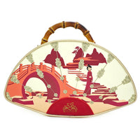 Loungefly Disney Mulan Bamboo Fan Handbag