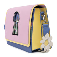 Loungefly Disney Alice In Wonderland Key Hole Crossbody Bag Cardholder Set