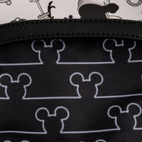 Loungefly Disney Steamboat Willie Music Cruise Crossbody Bag Wallet Set