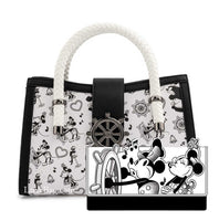 Loungefly Disney Steamboat Willie Music Cruise Crossbody Bag Wallet Set