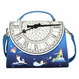 Loungefly Disney Peter Pan Glow Clock Crossbody Bag